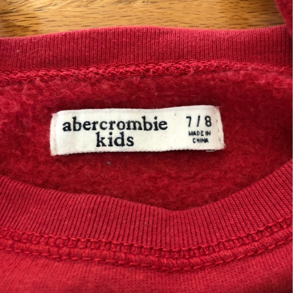 Abercrombie Girls off the shoulder cropped sweatshirt - Picture 4 of 4